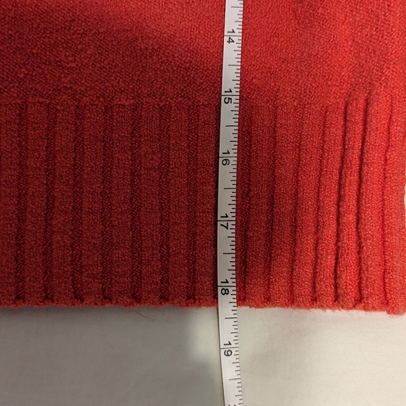 NWOT Anthropologie Moth Zurich Hooded Sweater Orange XXSP - Picture 11 of 12